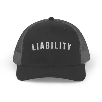 Liability Snapback Trucker Cap