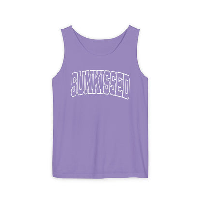 Sunkissed Unisex Garment-Dyed Tank Top - Perfect for Summer Vibes & Beach Days