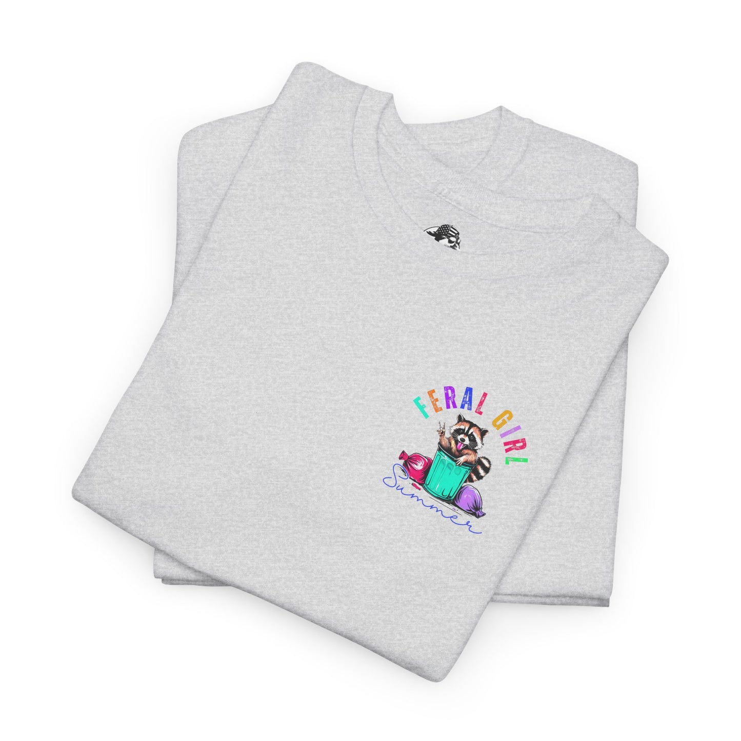 Feral Girl Summer Tee, Trendy Unisex T-Shirt, Casual Summer Wear, Gift for Friends, Festival Outfit, Playful Graphic Tee