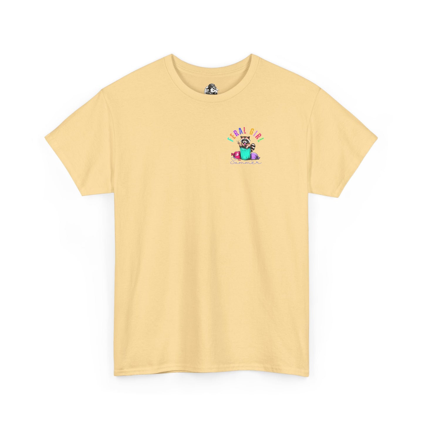 Feral Girl Summer Tee, Trendy Unisex T-Shirt, Casual Summer Wear, Gift for Friends, Festival Outfit, Playful Graphic Tee