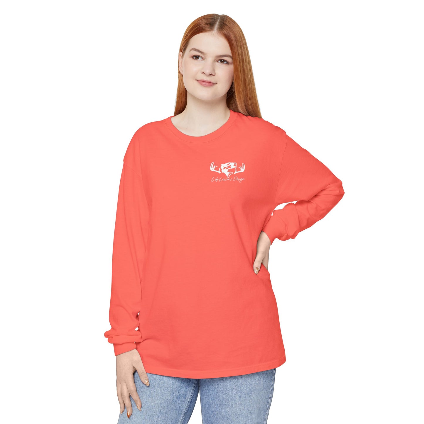 Life Lessons Design fishing & Hunting Long Sleeve Tee
