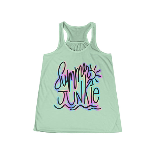 Summer Junkie Women's Flowy Racerback Tank Top