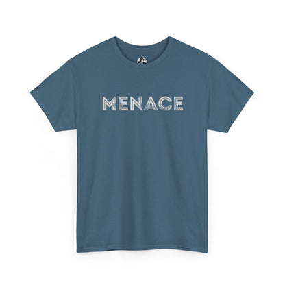 Menace Graphic Unisex Heavy Cotton Tee | Trendy Casual Wear, Gift for Friends, Street Style, Everyday Essential