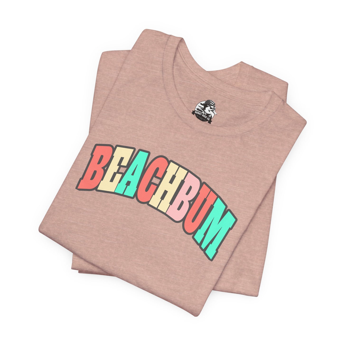 Beach Bum Unisex Tee, Summer Vibes Shirt, Casual Wear, Beach Party Top, Gift for Travel Lovers, Relaxed Summer Attire