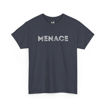 Menace Graphic Unisex Heavy Cotton Tee | Trendy Casual Wear, Gift for Friends, Street Style, Everyday Essential