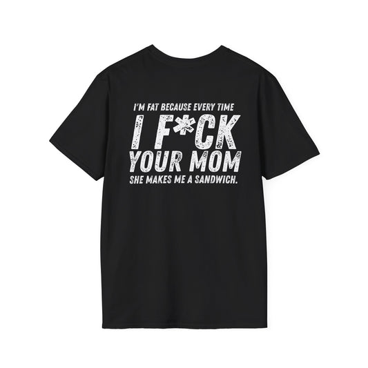 Funny Graphic Tees, Unisex Softstyle T-Shirt, Humorous Gift, Casual Wear, Party Shirt, Quirky Fashion