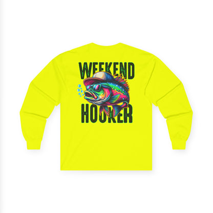 Fish Lover's Weekend Hooker Long Sleeve Tee