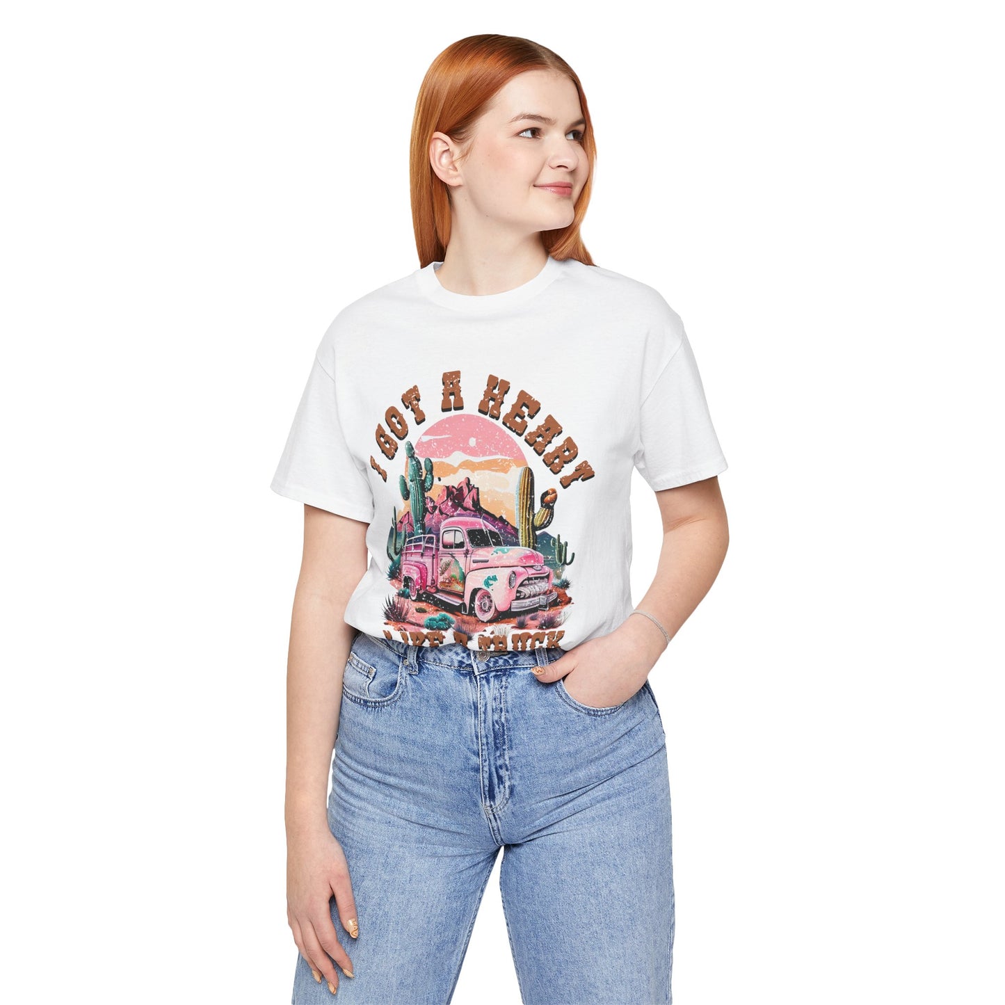 Graphic Tee- " Heart Like a truck"