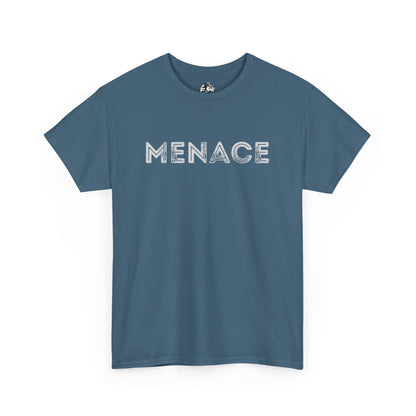 Menace Graphic Unisex Heavy Cotton Tee | Trendy Casual Wear, Gift for Friends, Street Style, Everyday Essential