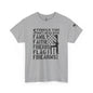 Patriotic Unisex Heavy Cotton Tee - 5 Things You Don't Mess With | Perfect for Veterans, Independence Day, Gifts