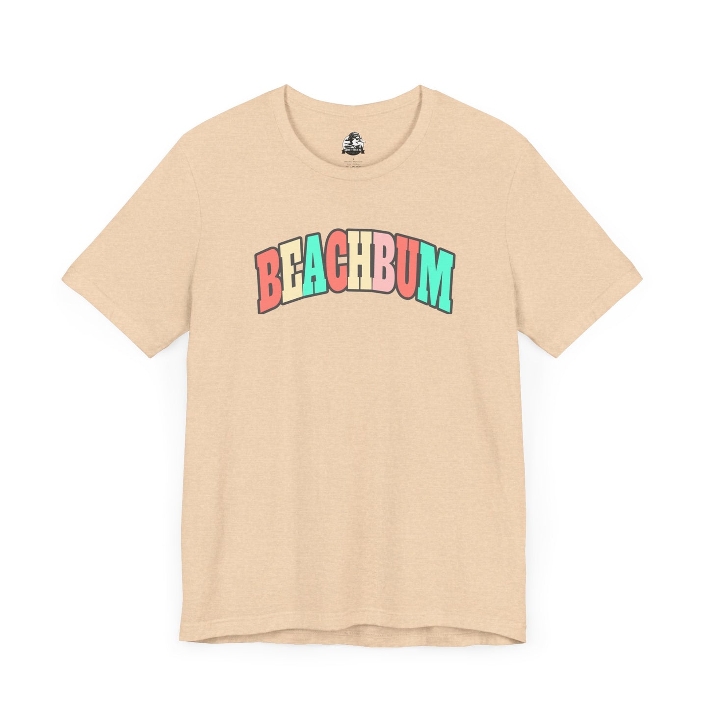 Beach Bum Unisex Tee, Summer Vibes Shirt, Casual Wear, Beach Party Top, Gift for Travel Lovers, Relaxed Summer Attire