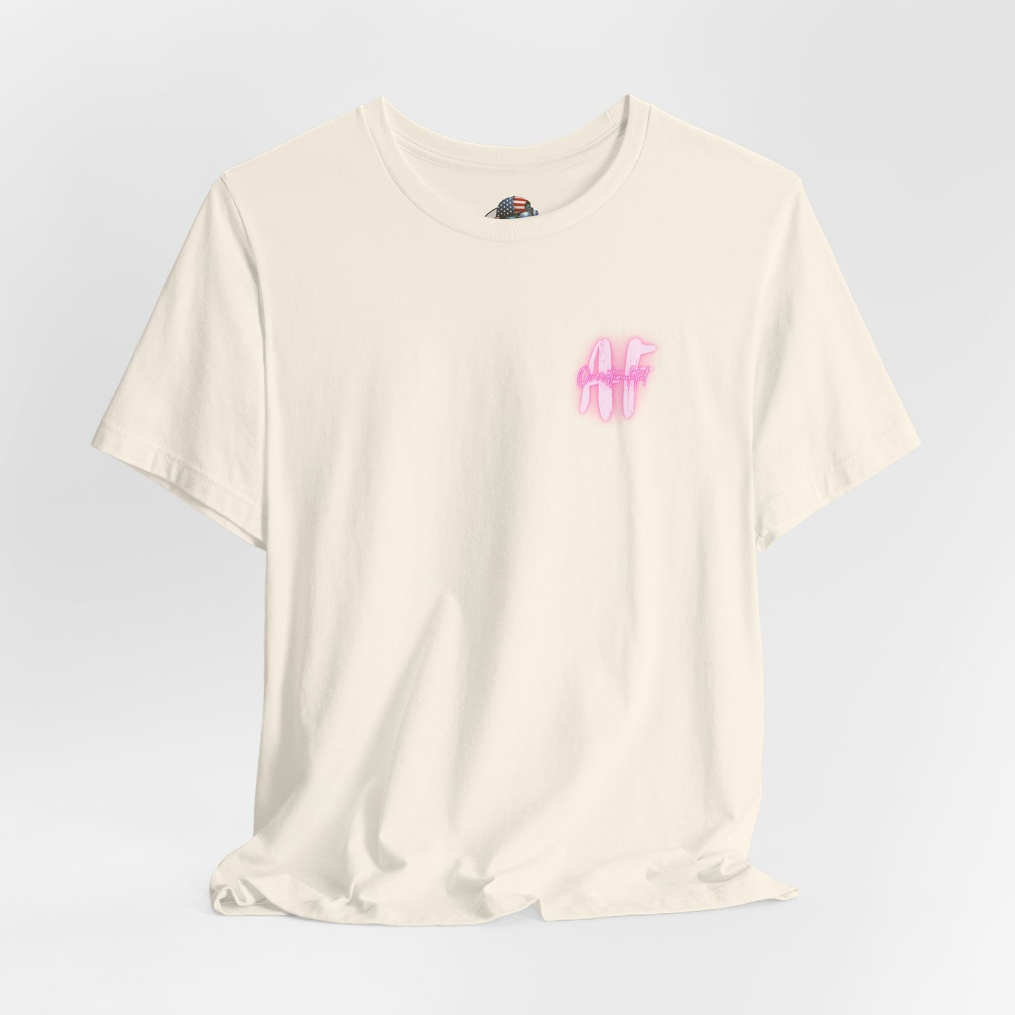 Undercaffeinated Pink Photo Tee BB