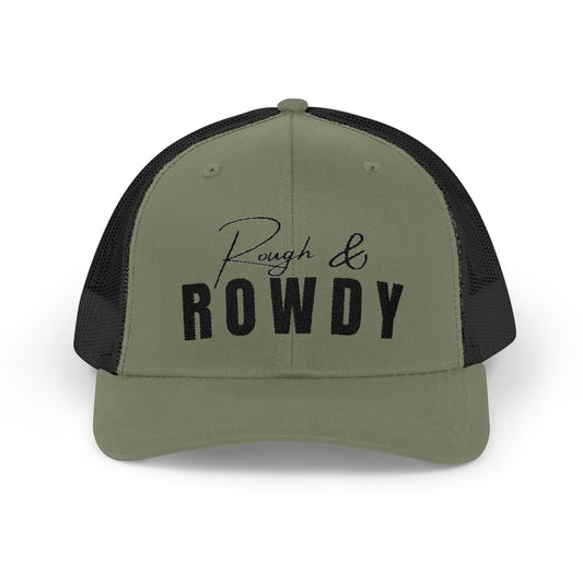 Rough & Rowdy Snapback Trucker Cap | Unisex Hat for Outdoor Adventures, Gifts for Him/Her, Casual Style, Perfect for Festivals, [...]