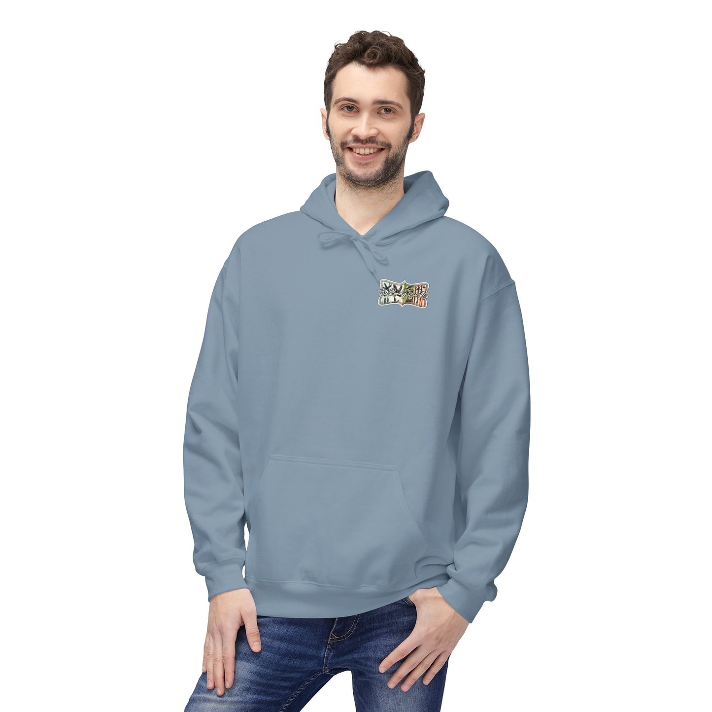 The RowdyDuckCo. -Graphic Hoodie - American Flag Country