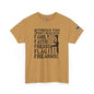 Patriotic Unisex Heavy Cotton Tee - 5 Things You Don't Mess With | Perfect for Veterans, Independence Day, Gifts