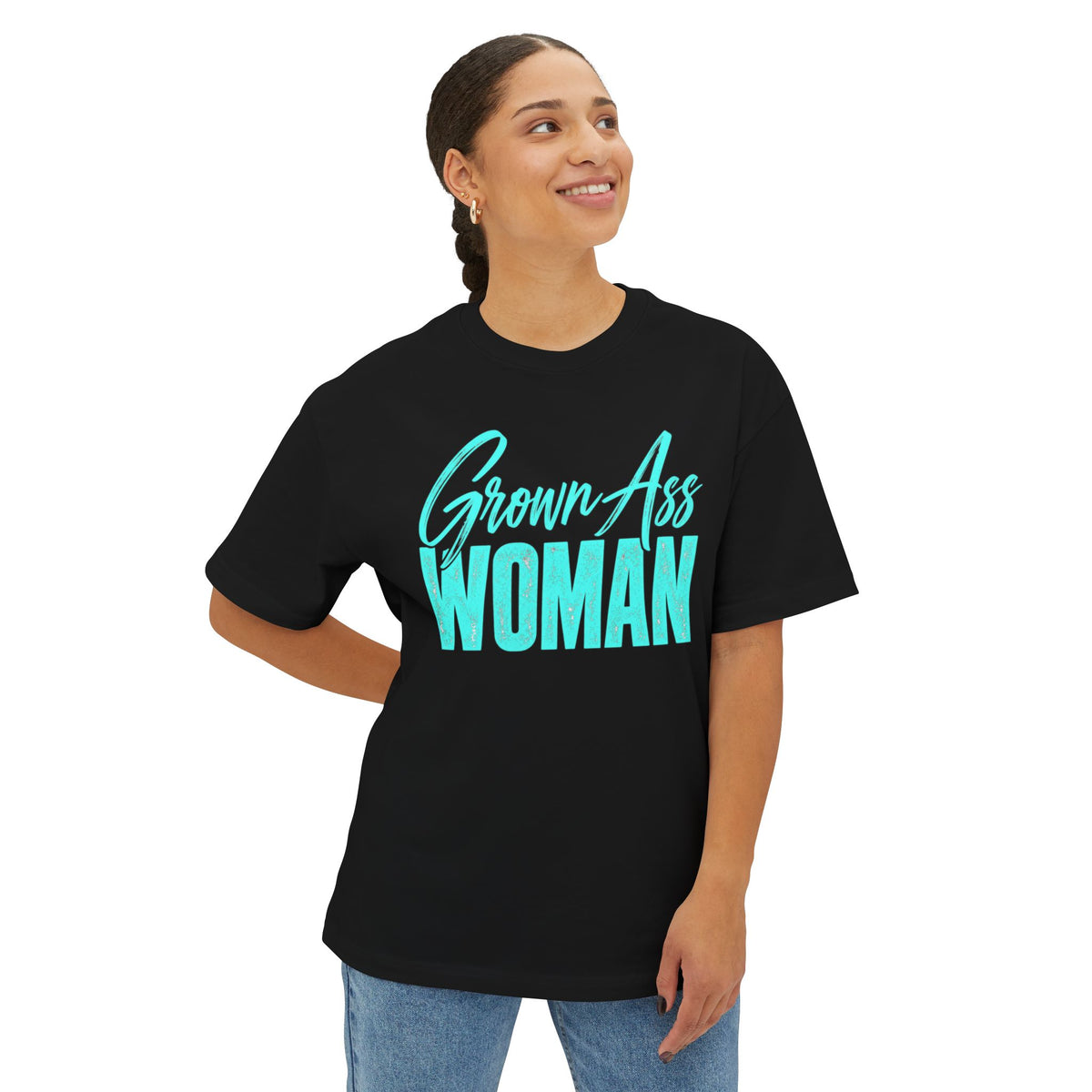 Grown Ass Woman Oversized Boxy Tee
