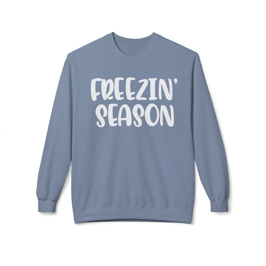 Unisex Freezin' Season Fleece Crewneck Sweatshirt