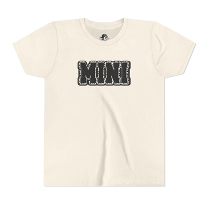 Mini Youth Short Sleeve Tee, Kids Casual Shirt, Birthday Gift, Toddler Fashion, Playful Summer Wear, Mini Graphic Tee