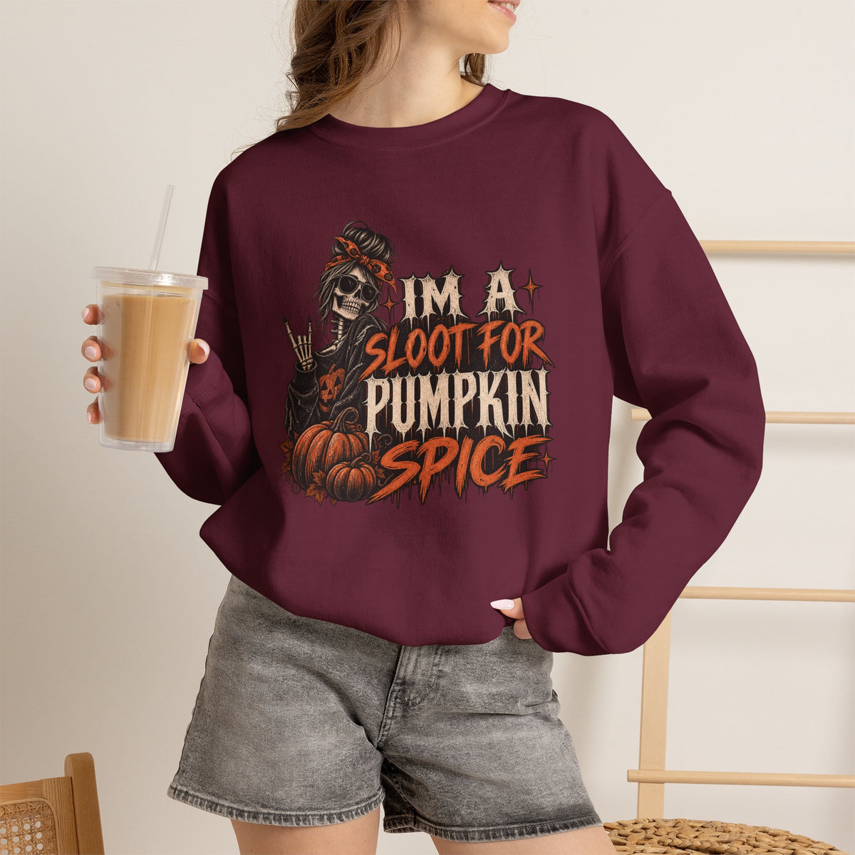 Sloot For Pumpkin Spice Graphic Fleece Crewneck