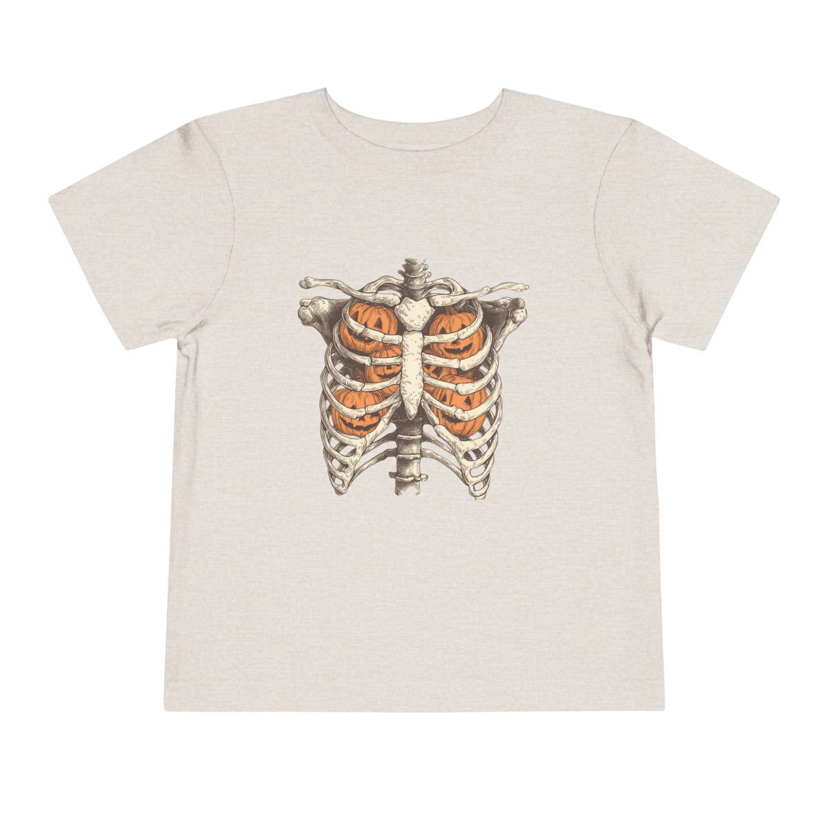 Toddler Pumpkin Skeleton Tee