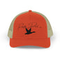 Rustic Duck Co Snapback Trucker Cap | Outdoor Hat, Fishing Gift, Vintage Style Cap, Nature Lover Apparel, Unisex Headwear