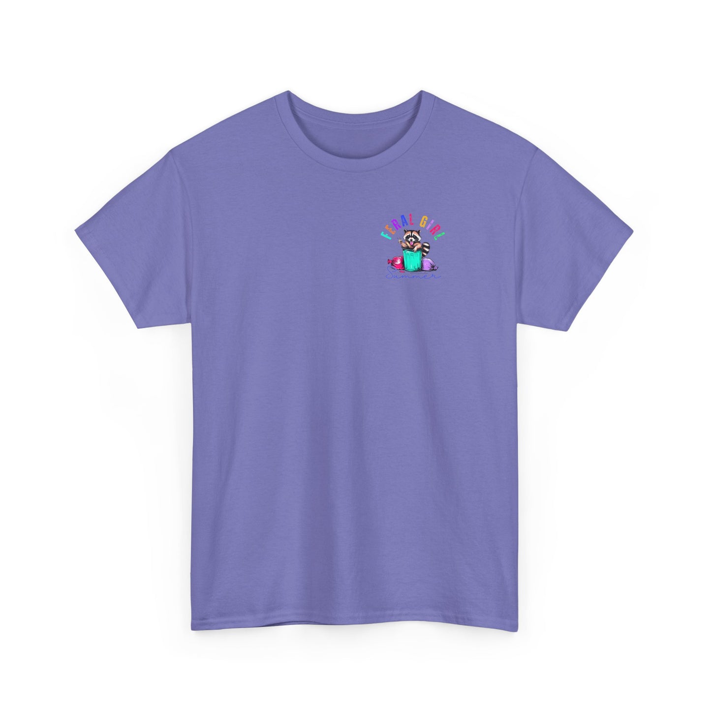 Feral Girl Summer Tee, Trendy Unisex T-Shirt, Casual Summer Wear, Gift for Friends, Festival Outfit, Playful Graphic Tee