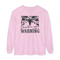 Warning Graphic Unisex Long Sleeve T-Shirt - Casual Cowgirl Vibes