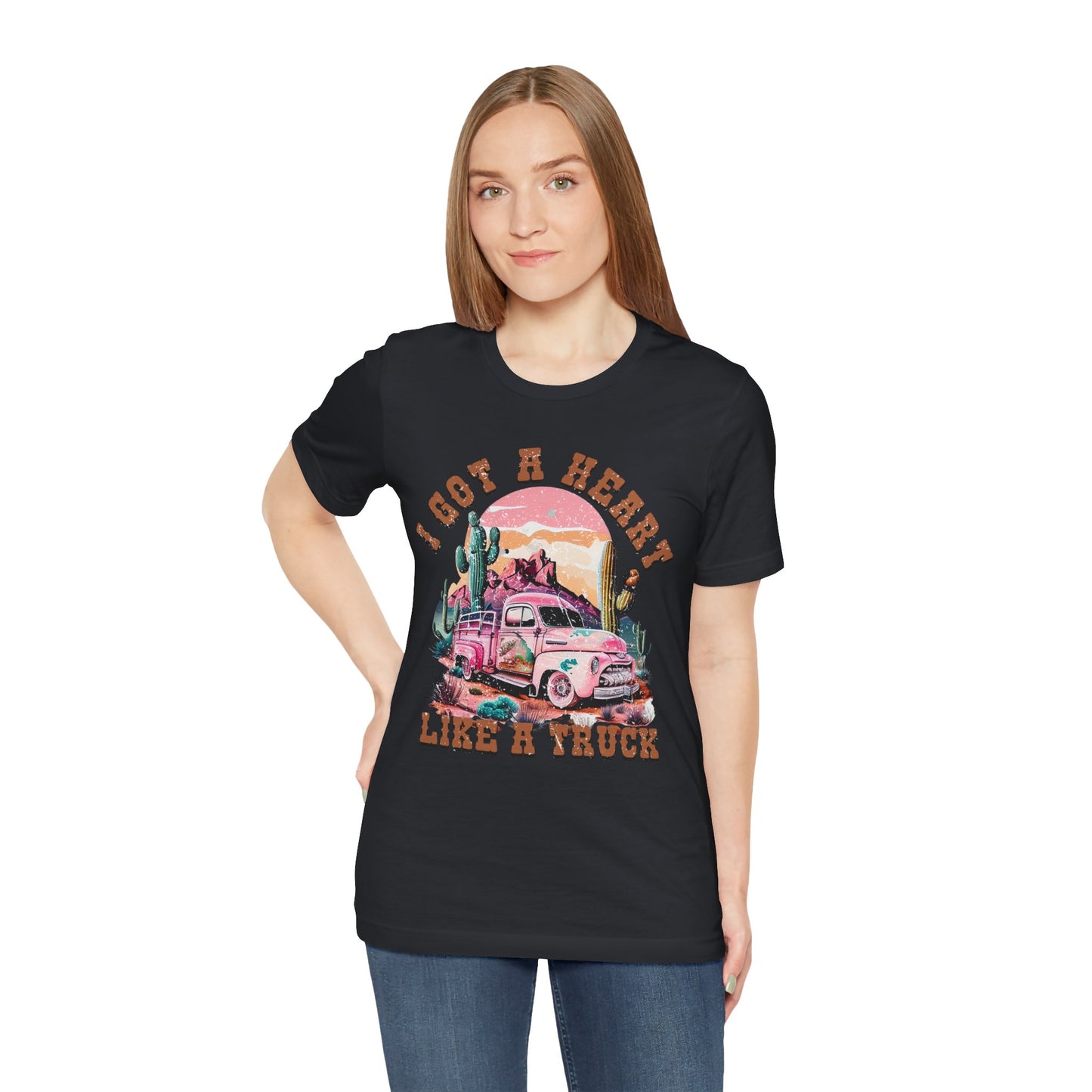 Graphic Tee- " Heart Like a truck"