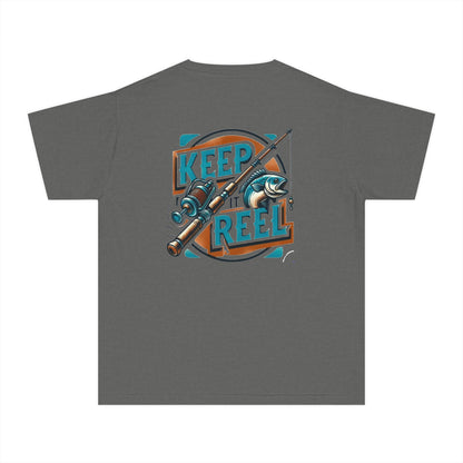 Comfort Color Youth Fishing Tee - Keep It Reel!