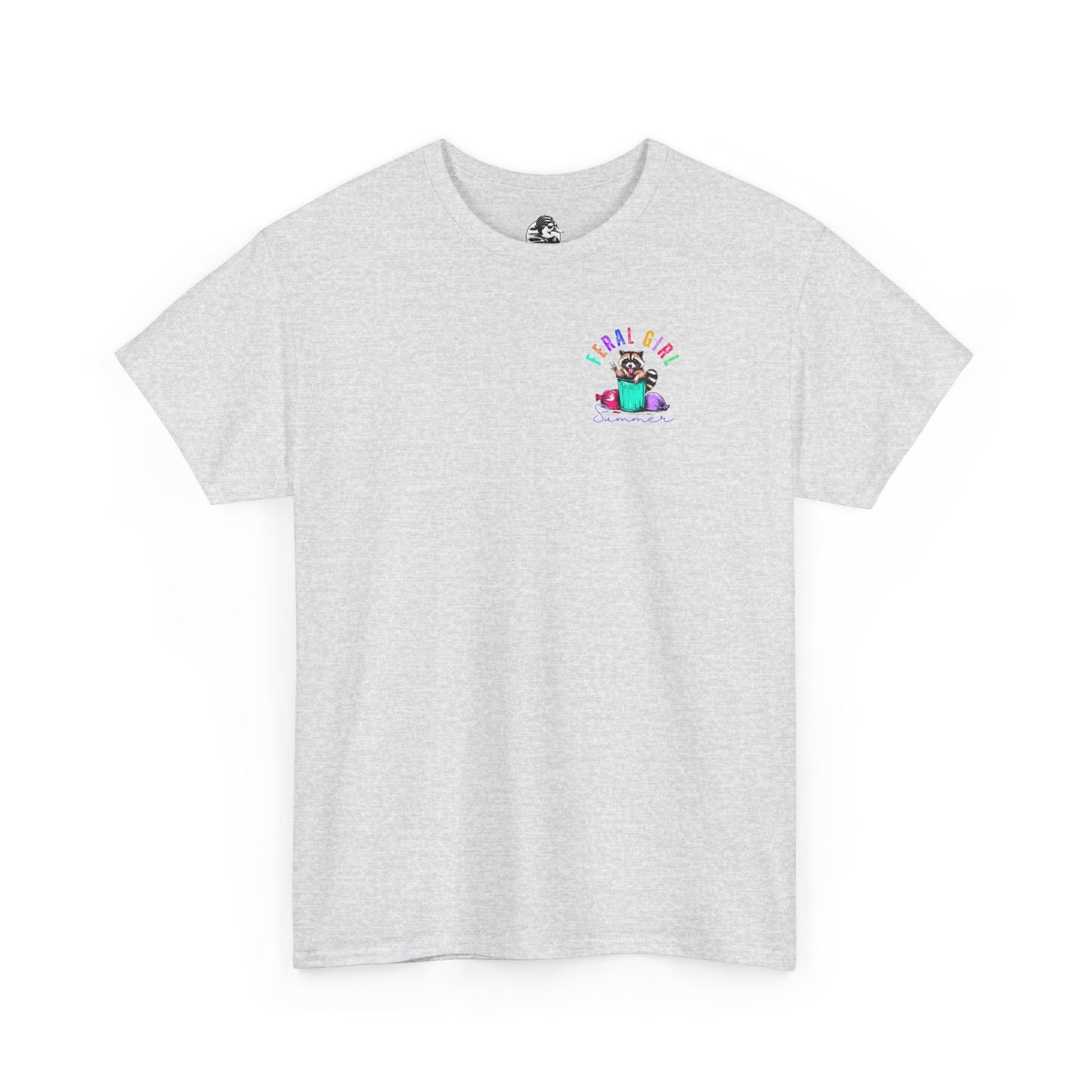 Feral Girl Summer Tee, Trendy Unisex T-Shirt, Casual Summer Wear, Gift for Friends, Festival Outfit, Playful Graphic Tee
