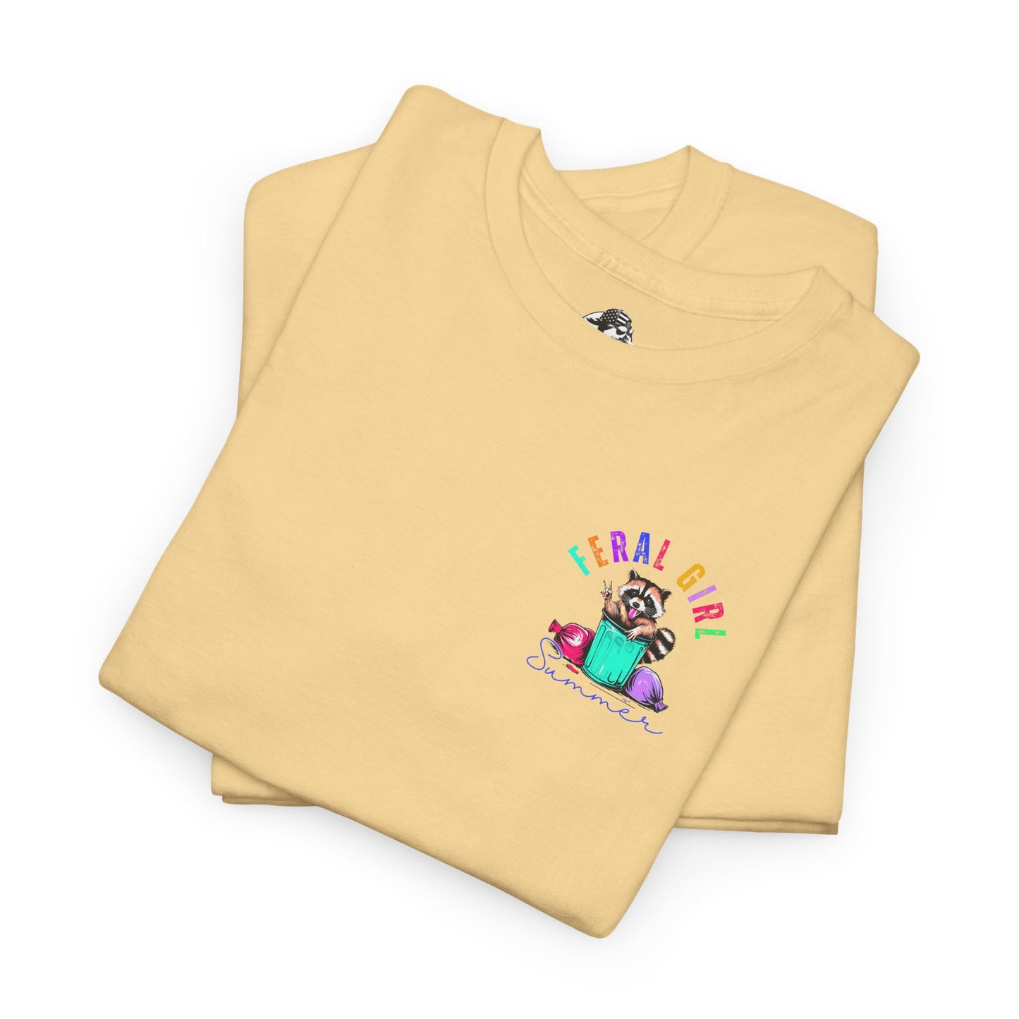 Feral Girl Summer Tee, Trendy Unisex T-Shirt, Casual Summer Wear, Gift for Friends, Festival Outfit, Playful Graphic Tee