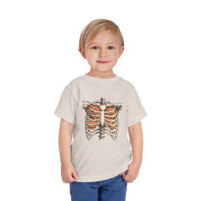Toddler Pumpkin Skeleton Tee