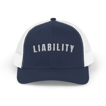 Liability Snapback Trucker Cap