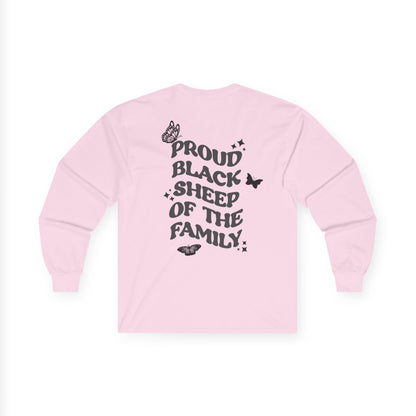 Proud Black Sheep Long Sleeve Graphic Tee