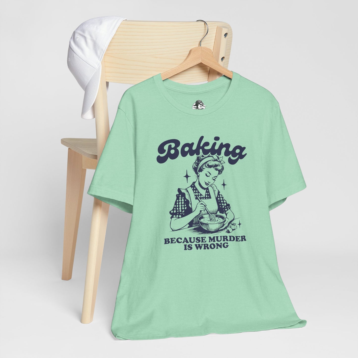 Baking Humor Tee - Unisex Jersey Short Sleeve Tee, Funny T-Shirt, Gift for Bakers, Kitchen Lover Top, Quirky Cooking Apparel