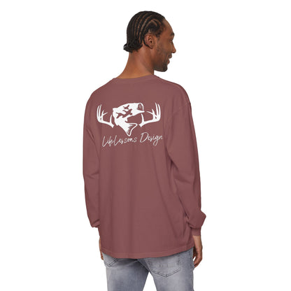 Life Lessons Design fishing & Hunting Long Sleeve Tee