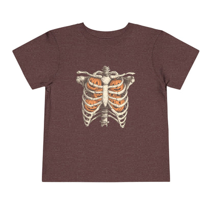 Toddler Pumpkin Skeleton Tee