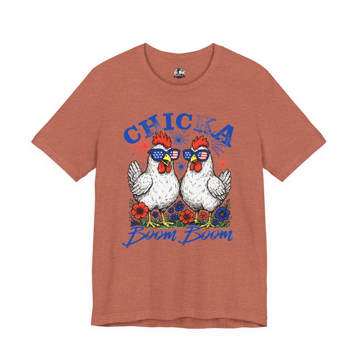 Chic Chicken Graphic Tee, Fun Unisex T-Shirt, Summer Fashion, Gift for Farm Lovers, Quirky Casual Wear, Boho Style