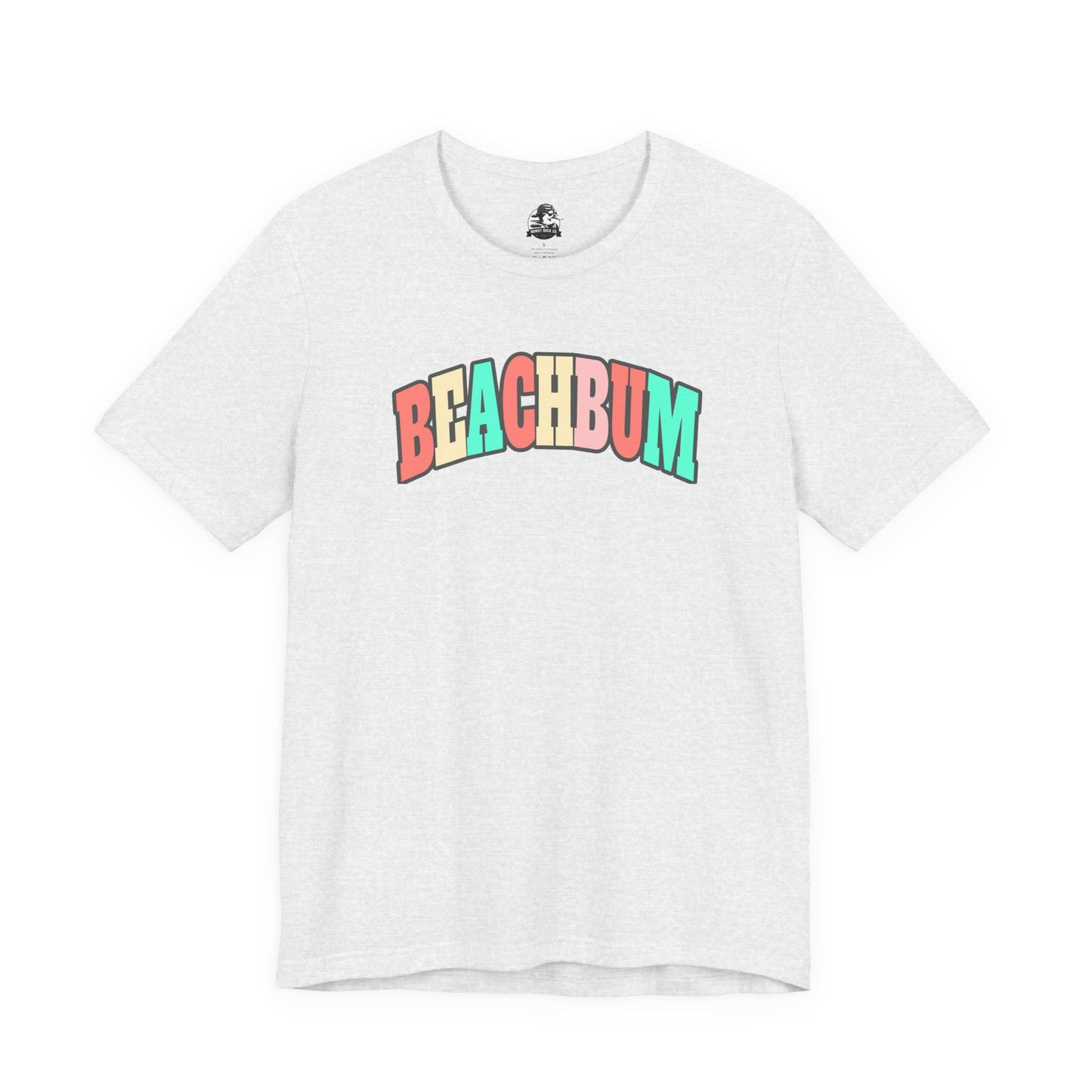 Beach Bum Unisex Tee, Summer Vibes Shirt, Casual Wear, Beach Party Top, Gift for Travel Lovers, Relaxed Summer Attire