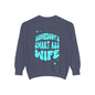 Comfort Colors Graphic Fleece Crewneck - Somebodies Smart Ass Wife