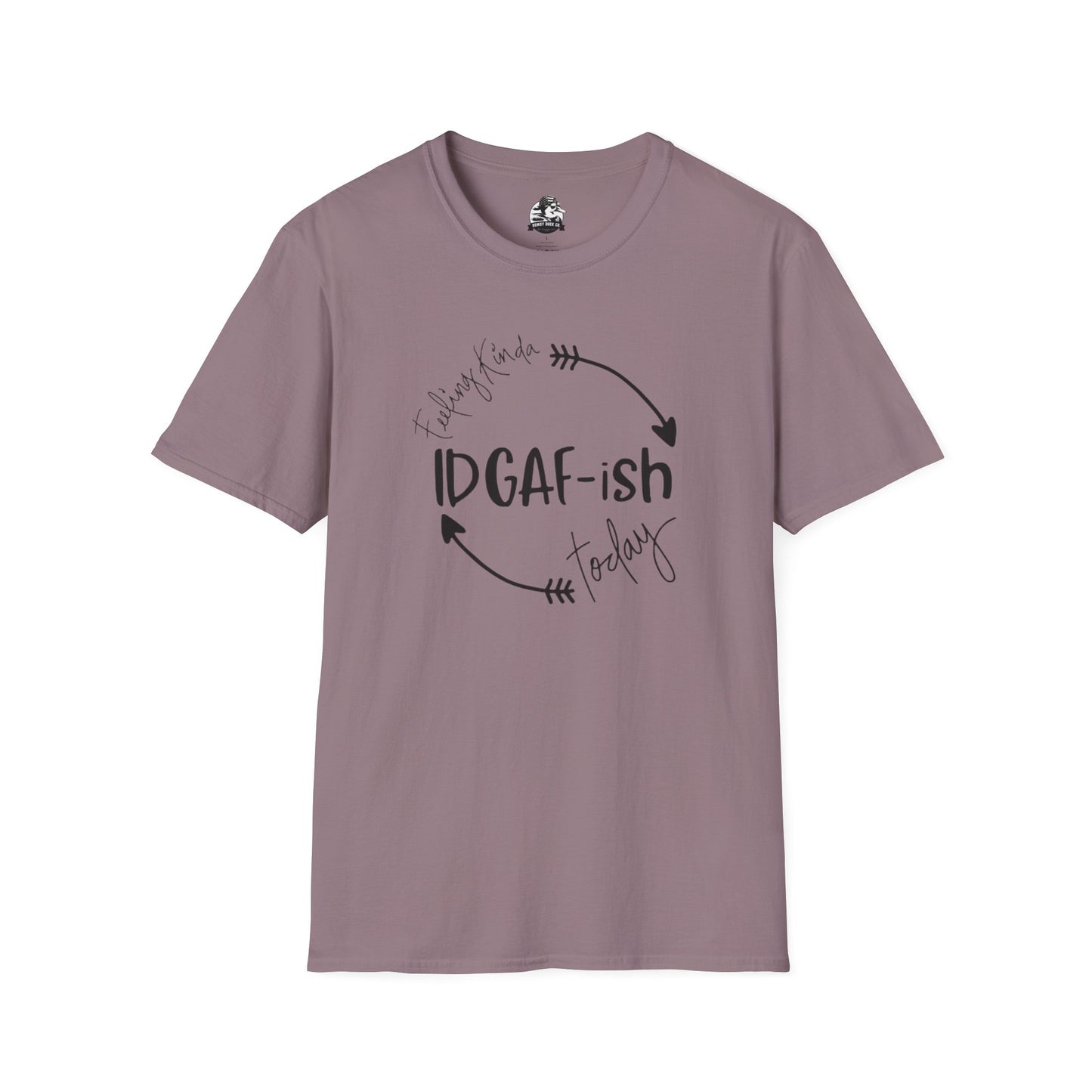 IDGAF-ish Unisex Softstyle T-Shirt, Casual Tee, Gift for Him/Her, Funny Shirt, Everyday Wear, Quirky Apparel