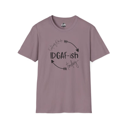 IDGAF-ish Unisex Softstyle T-Shirt, Casual Tee, Gift for Him/Her, Funny Shirt, Everyday Wear, Quirky Apparel
