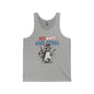 Patriotic Raccoon Tank Top - Red White and Feral, Casual Apparel for July 4th, Summer Festivals, Unisex Clothing, Gift Idea