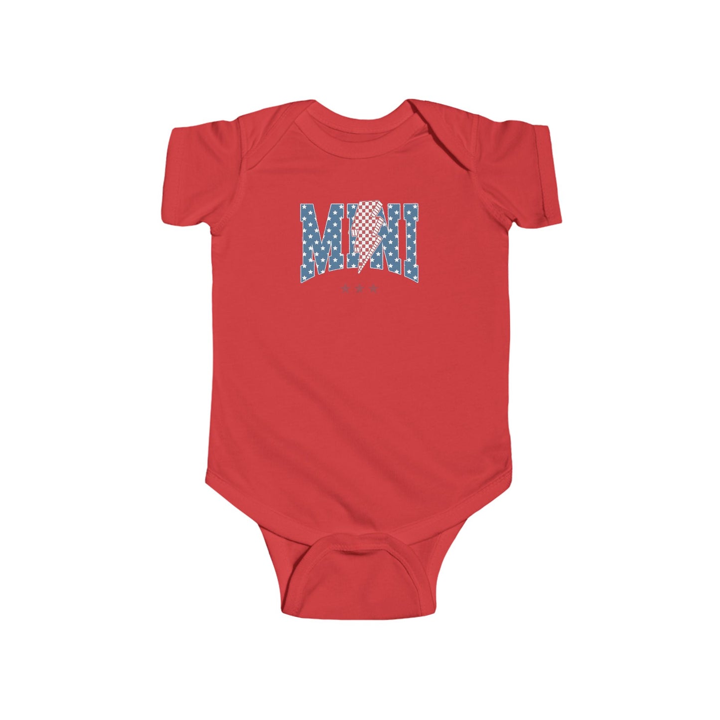 Patriotic Infant Bodysuit, Baby Onesie for Independence Day, Baby Shower Gift, Cute American Flag Outfit, 4th of July