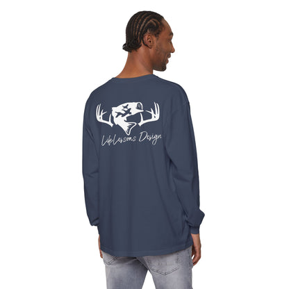 Life Lessons Design fishing & Hunting Long Sleeve Tee