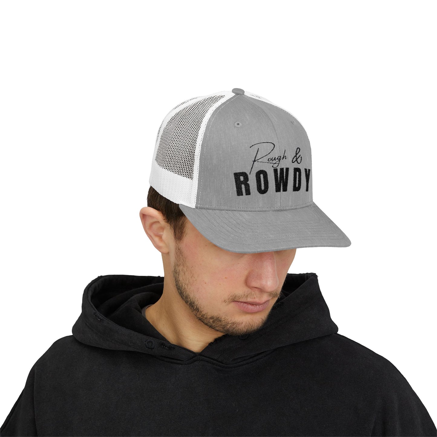 Rough & Rowdy Snapback Trucker Cap | Unisex Hat for Outdoor Adventures, Gifts for Him/Her, Casual Style, Perfect for Festivals, [...]