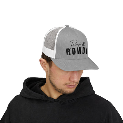 Rough & Rowdy Snapback Trucker Cap | Unisex Hat for Outdoor Adventures, Gifts for Him/Her, Casual Style, Perfect for Festivals, [...]