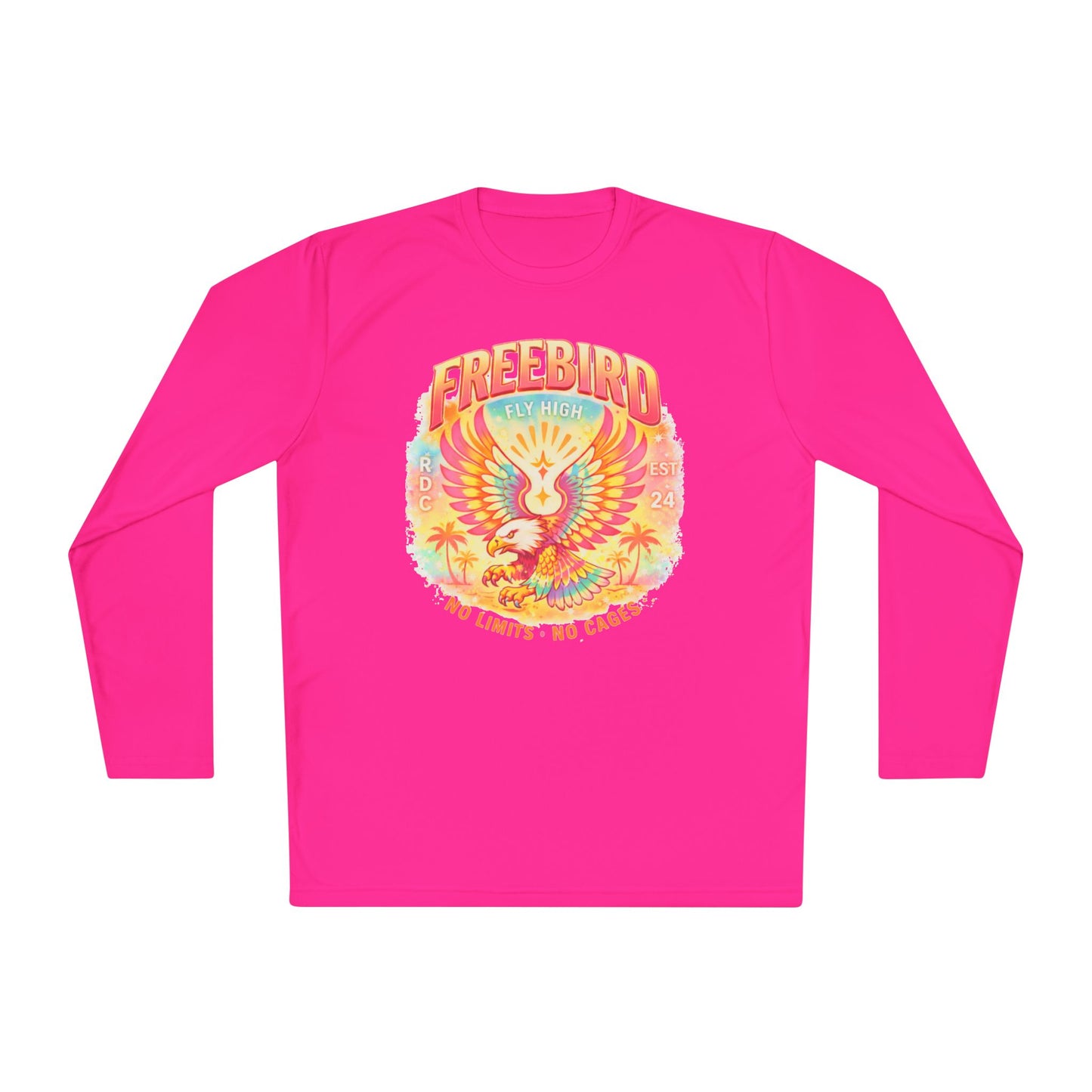 Free-bird summer moisture wicking Long Sleeve Tee