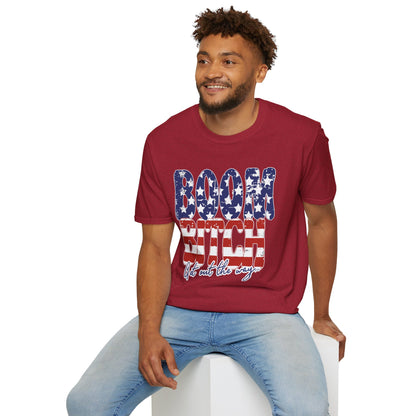 Patriotic Graphic Tee for Confident Souls | Boom Bitch T-Shirt, Independence Day, Casual Wear, Fun Gift, Everyday Comfort