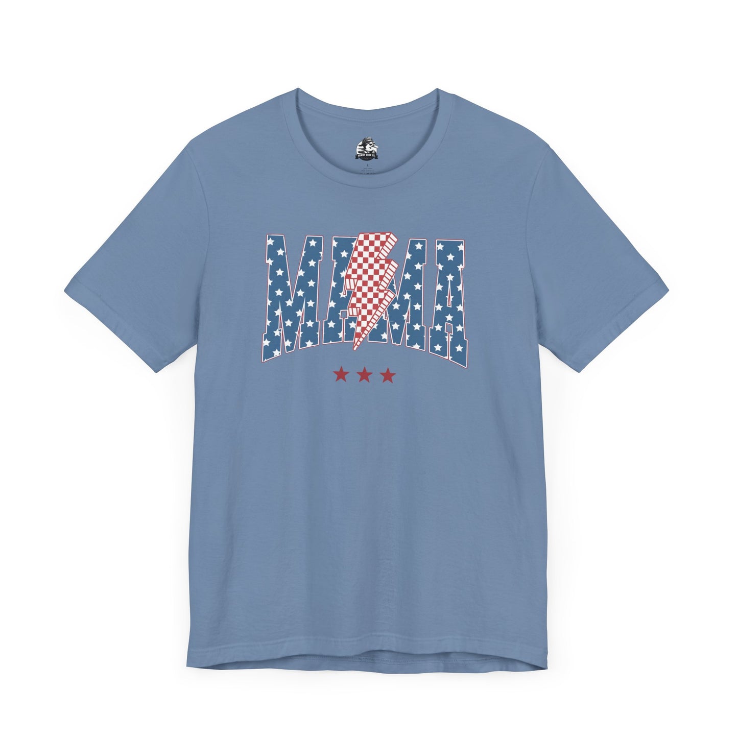 Comfy Women's Graphic tee - Mama -Stars & stripes -lightning bolt